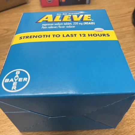 ALEVE Naproxen Sodium Tablets 220mg - 25 Count Of 1 Caplet Good Resale Or Home