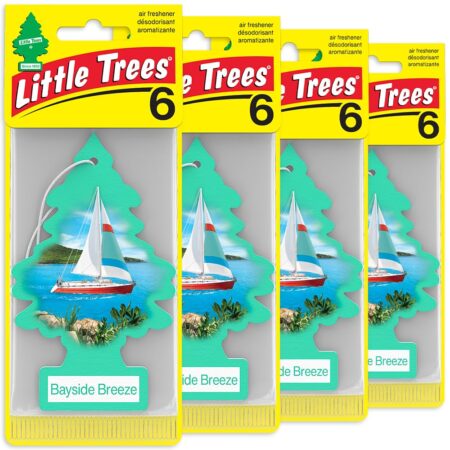 Little Trees Air Fresheners Bay Side Breeze 6 pk x 24