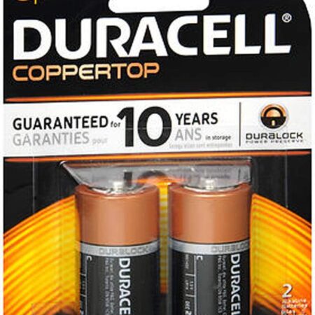 Duracell Coppertop alkaline battry C2-PK 12ct