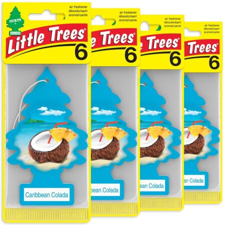 Little Trees Air Fresheners Caribbean Colada 24ct