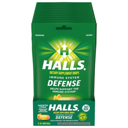 Halls Immune System Defense assorted citrus 12ct