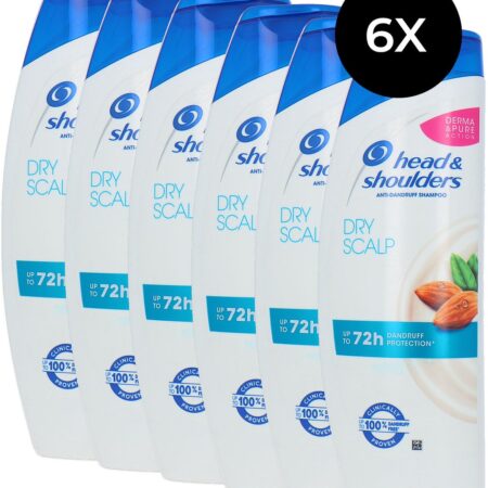Head & Shoulders anti dandruff shampoo dry scalp 400ml 6ct