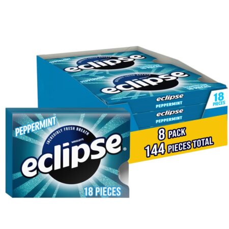 Wrigley's Eclipse SF gum fresh breath Peppermint 8ct