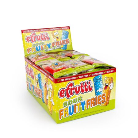 efrutti sour fruity fries 48ct 744g