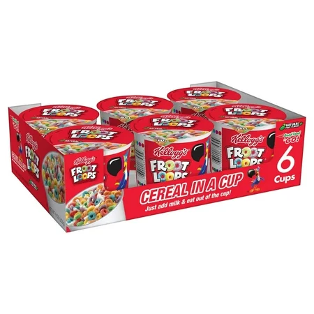 Kelloggs froot loops 6ct 252g