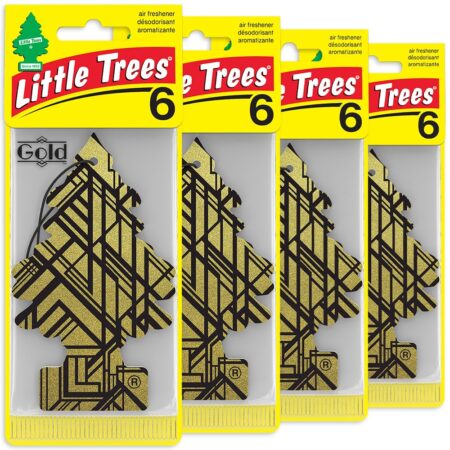 Little Trees Air Fresheners Gold 24ct