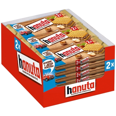 Haunta Kassen-display biscuit chocolate 792gms 18ct
