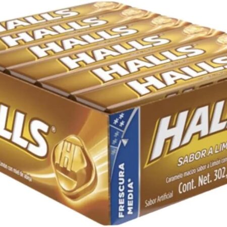 Halls Honey Lemon Flavored Candy  20ct