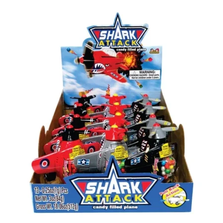 Shark attack candy filled plain 12ct