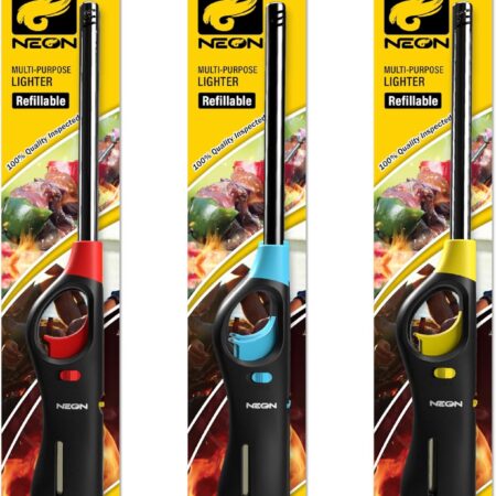neon multi purpose lighter 3 PACK