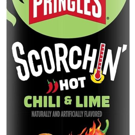 Pringles Scorching Hot chilli  &  lime 14ct Big