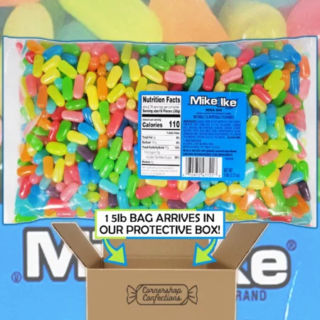Mike and Ike Mega Mix Chewy Candy Bulk Pack - 1 Large 5 Pound Bag