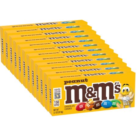 M&M's Peanut Butter chocolate Candies 12ct