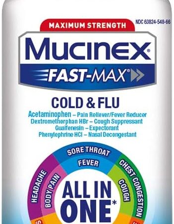 Mucinex Fast-Max Severe Cold Relief Liquid, 6 oz