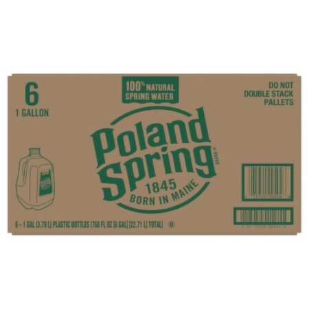 Poland Spring , 1 gallon bottle, 6ct