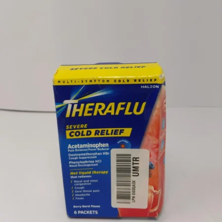 TheraFlu Severe cold relief berry burst flavor 6 CT