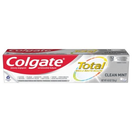 COLGATE TOOTHPASTE TOTAL CLEAN MINT 6OZ.