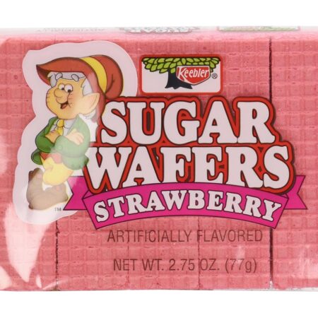 Uncle Al's sugar wafers strawberry 12ct 2.75oz 935g