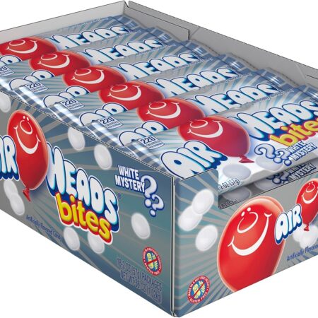 Airheads Candy, White Mystery Bites, White Candy, Party, Bulk, Non Melting, 18 Count