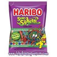 HARIBO Gummy Candy ZING Sour 5oz 12ct