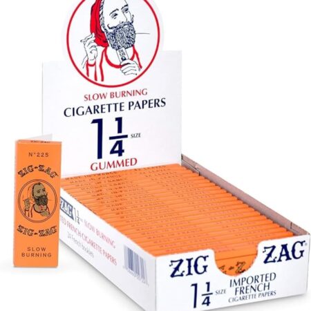 zig zag slow burning cigarette papers gummed 24ct