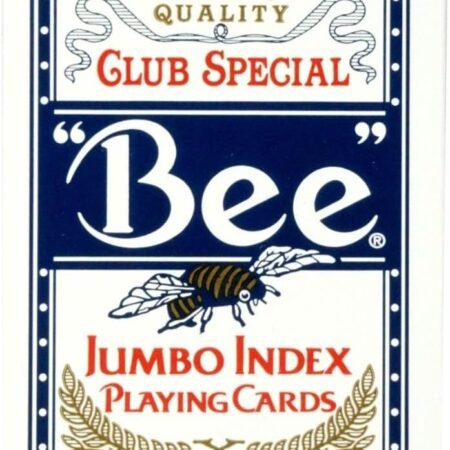 bee playing blue cards each