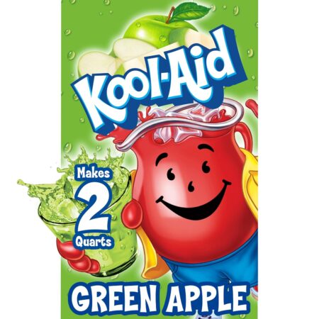 Kool Aid Unsweetern Drink Mix - Green Apple 48CT
