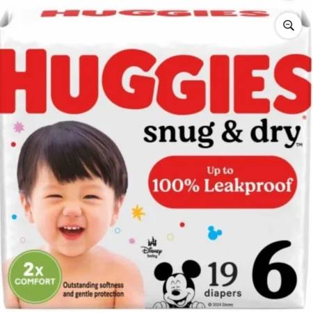 Huggies Snug  &  Dry Diapers Jumbo Pack (4-19’s)