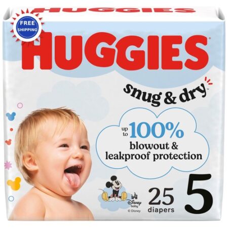 Huggies Snug  &  Dry Diapers Jumbo Pack (4-25’s)