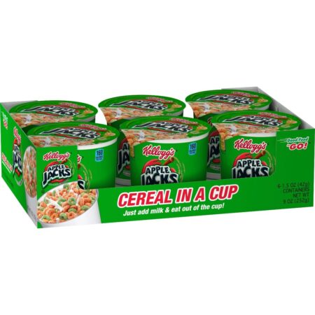 Kelloggs Apple Jacks 6ct 252g