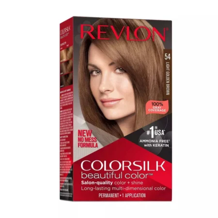 Revlon ColorSilk Hair Color - 54 Light Golden Brown