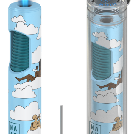Funky Torch Lighter – Windproof Butane Unisex Lighter – Refillable Lighter with Magic Stick for Candles & Camping – Premium Jet Torch Lighters for Mens and Women - Up on Cloud 9 (Without Gas)